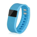 Ordinary bracelet pedometer in multiple colours showing step distance calorie tracking