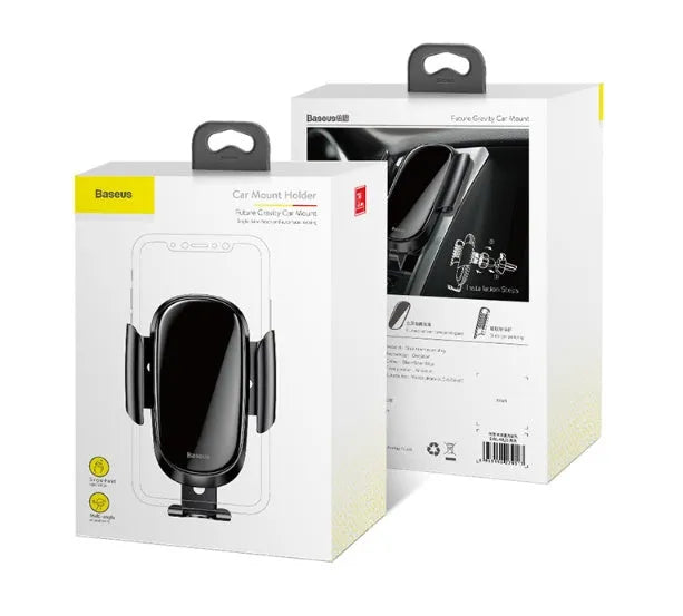 Universal smart car bracket mount in black, blue and silvery colours for mobile device holding