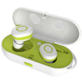 CSR Air-TWS wireless Bluetooth headset with noise reduction in black, green, red, and white colour options