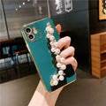 Soft TPU phone case for iPhone with electroplated pearl finish in Vanilla Purple colour