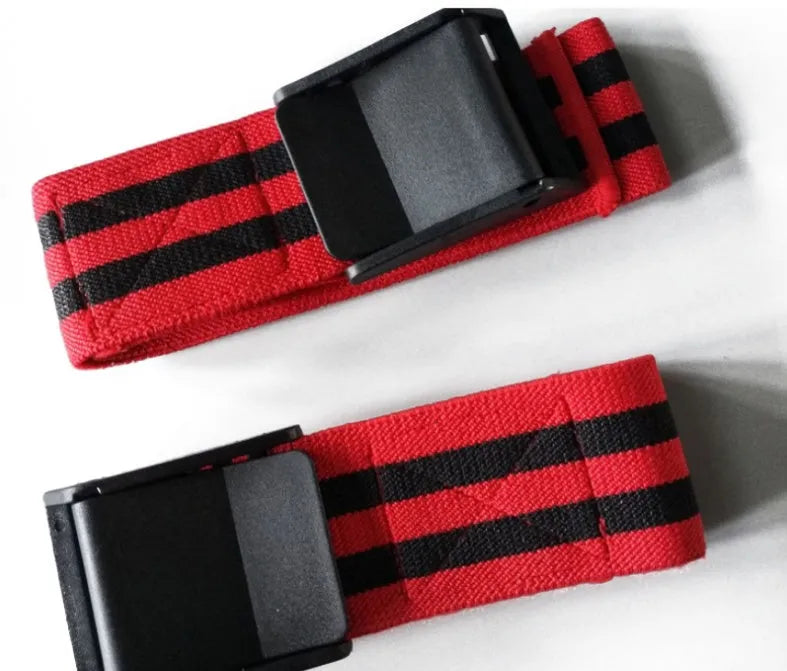 Blood flow restriction training belt, natural latex elastic band, 25in x 2in, four colour options