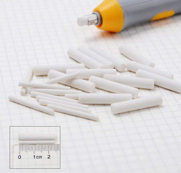 Electric eraser geometry modelling plastic black and grey 166x15mm