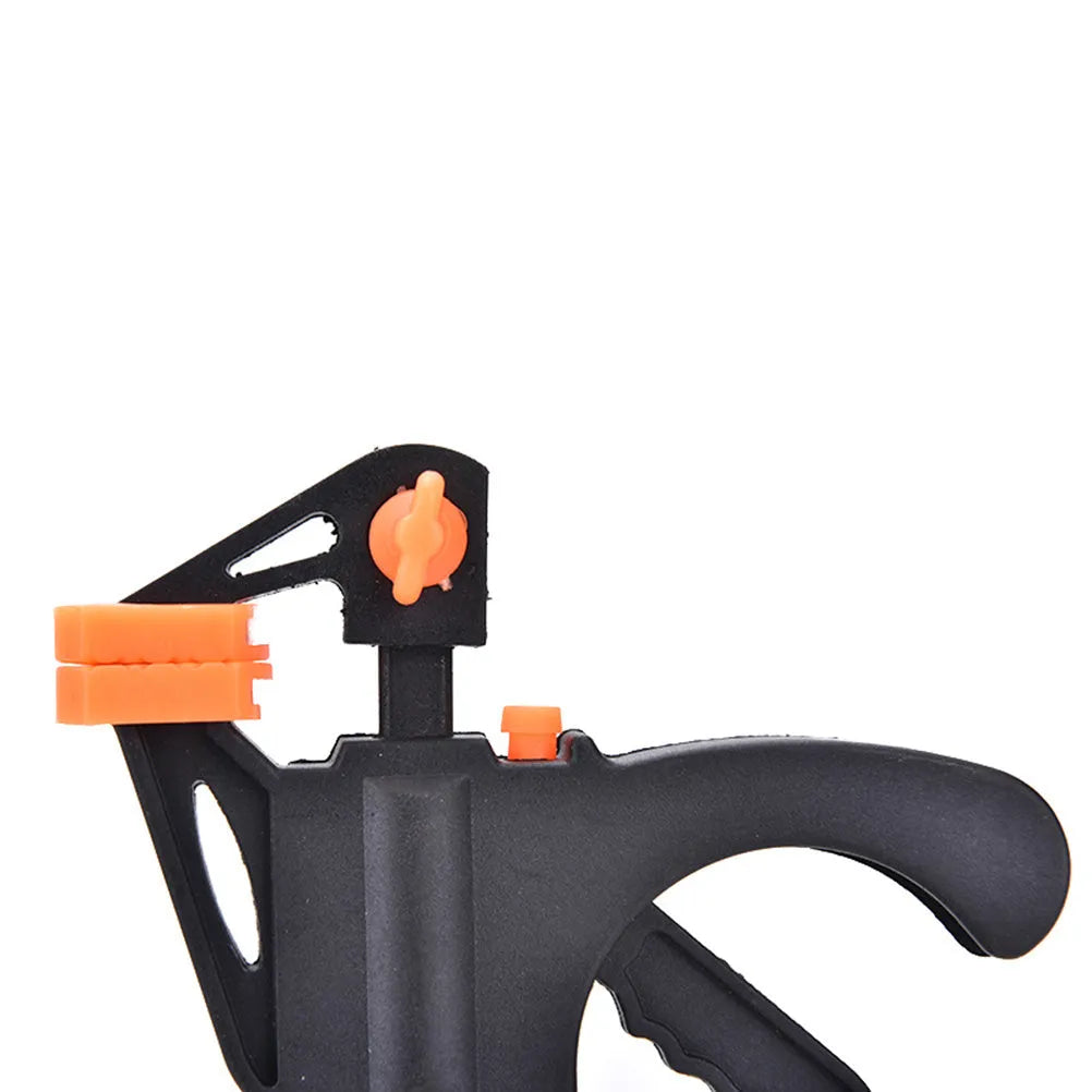 4 inch woodworking F clip in plastic and carbon steel for board clamping and fixing