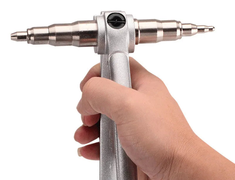 Alloy steel manual tube expander tool for 6-22mm air conditioner refrigeration tubing.