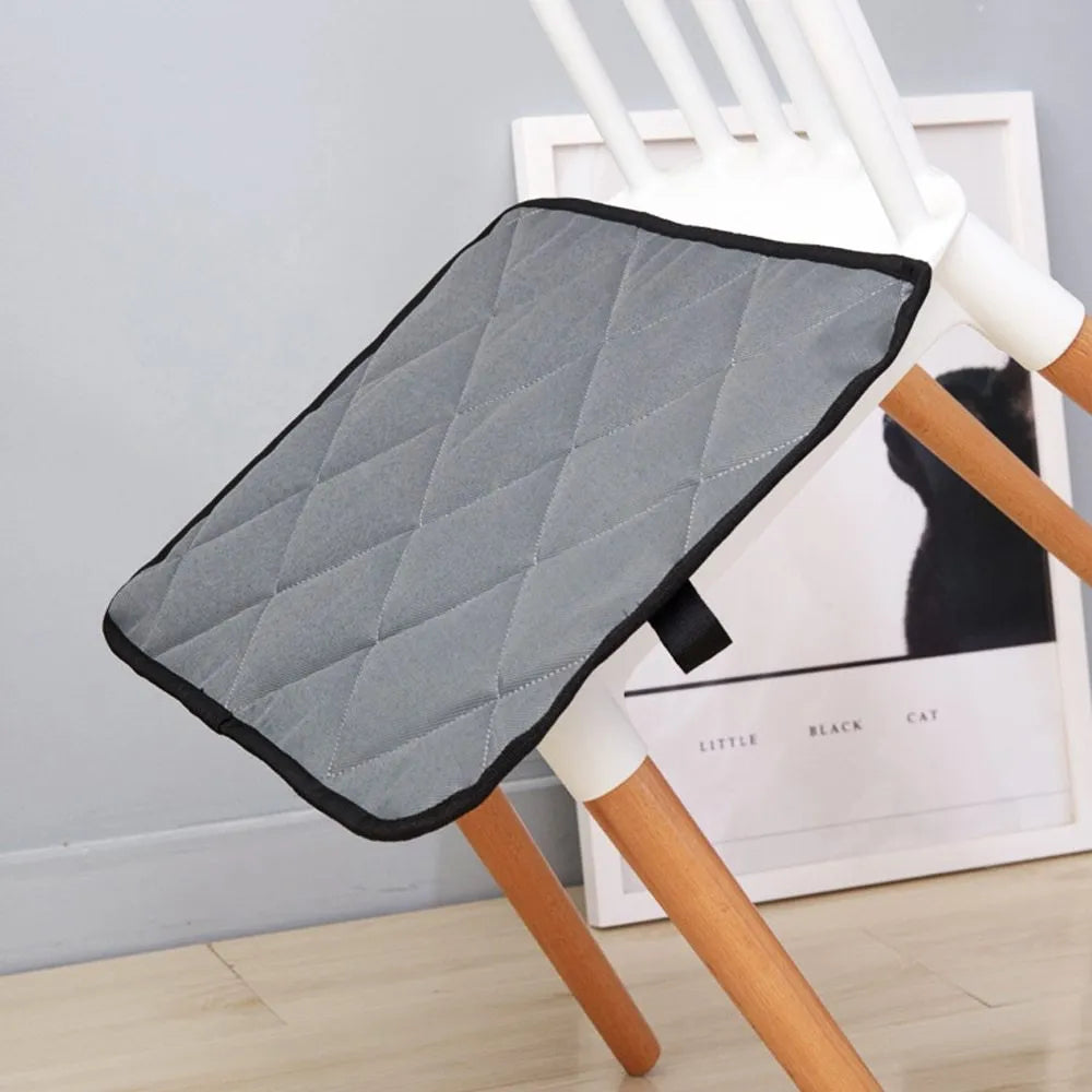 Non-slip cloth pet mat in gray with waterproof and breathable cooling design available in five sizes