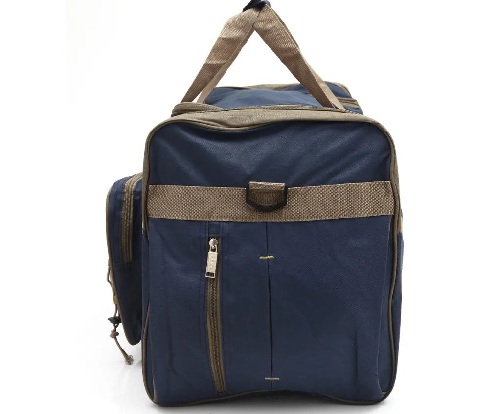 Oxford cloth shoulder bag in black, 64x30x33cm, with shoulder strap