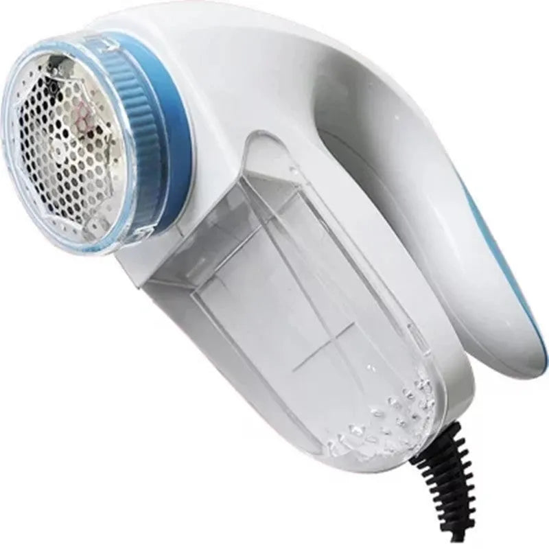 Blue lint remover with Europe plug for clothes, fleece and woolen coats