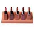 5 Vitamin Lipstick Set in pumpkin colour with 150x80mm compact case