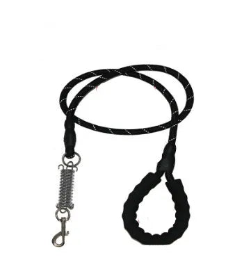 Nylon dog chest strap lead in sizes XS to XXL with 1.2m or 1.5m length and reflective option