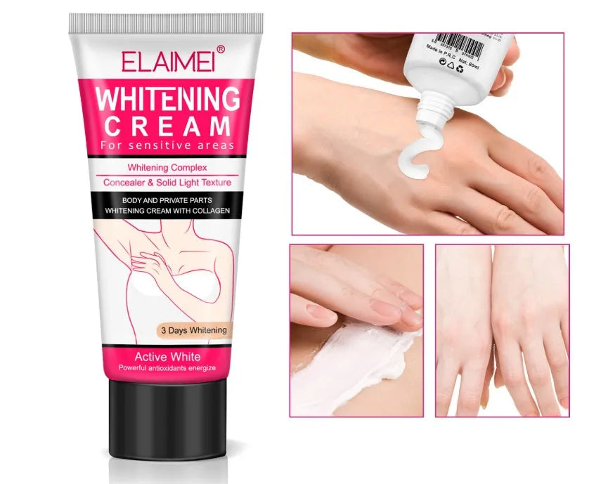 His Majesty Whitening Cream 60 g/ml adult body cream tube from the whitening and moisturizing series