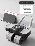 Abdominal wheel with automatic rebound mechanism in multiple style and colour options