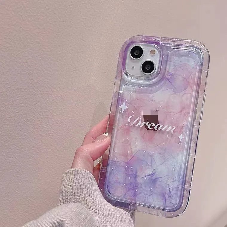 TPU phone case in smudge colour for iPhone 14 Pro Max and other iPhone models