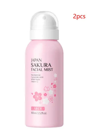 Lecoul Cherry Blossom Spray Wet Compress Lotion 100ml spray bottle for daily skincare and makeup prep