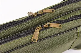 Folding rod super long fishing gear bag in 1m or 1.5m, 420D Oxford cloth, Army Green or Black