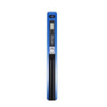 iScan portable handheld A4 document scanner in black with compact rectangular shape and LED indicator