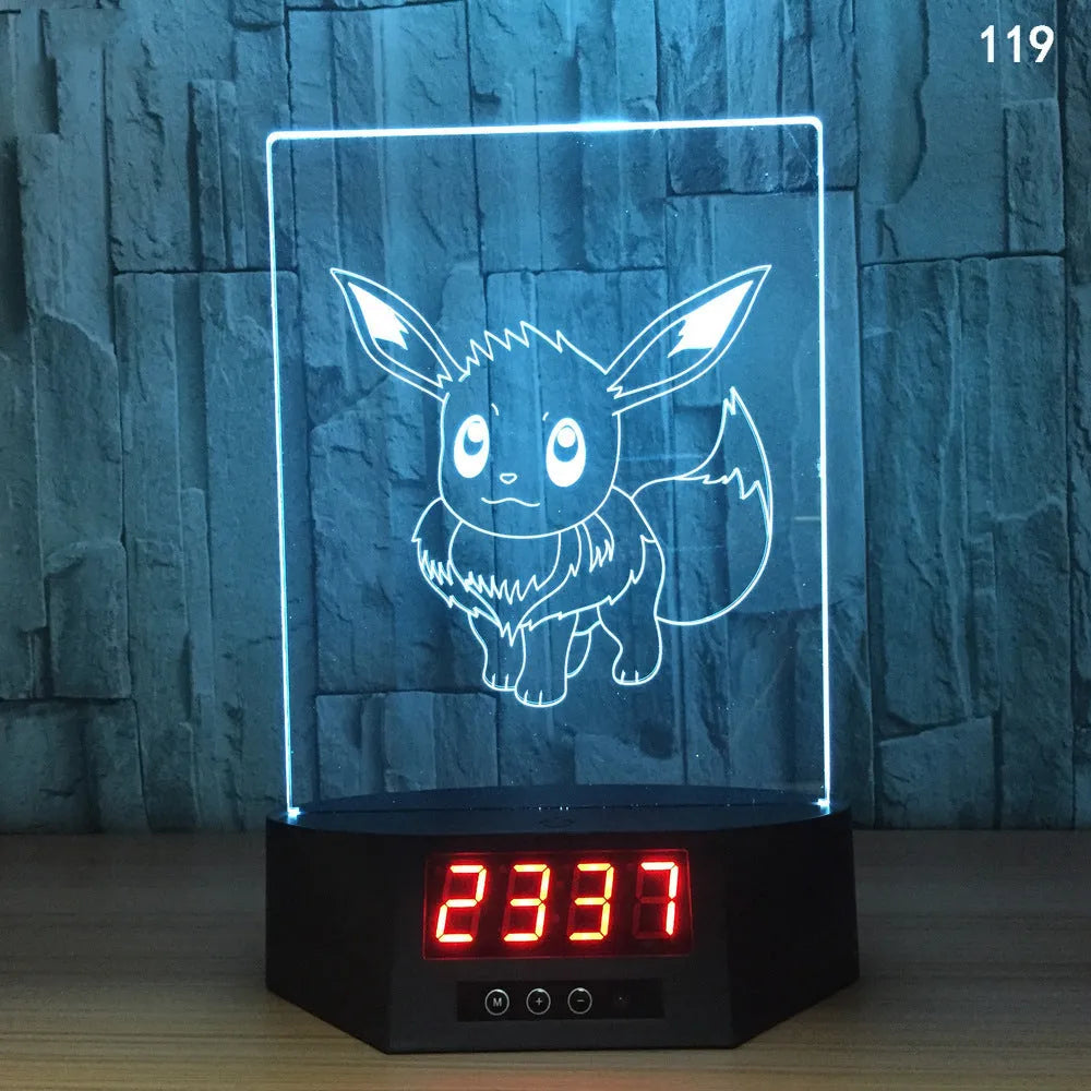 3D glowing dolphin night light LED table lamp with remote control on wooden surface