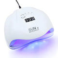 54W UV LED nail lamp dryer with universal voltage for gel polish curing