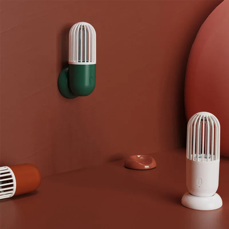 Portable capsule ultraviolet disinfection lamp with 850μW/cm² UVC output and 700mAh battery