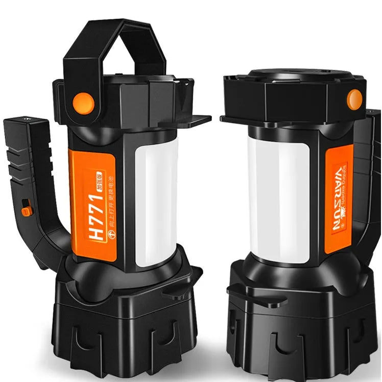 H771 multifunctional portable lamp with shoulder strap and USB charging cable, 1000 or 2000 lumens