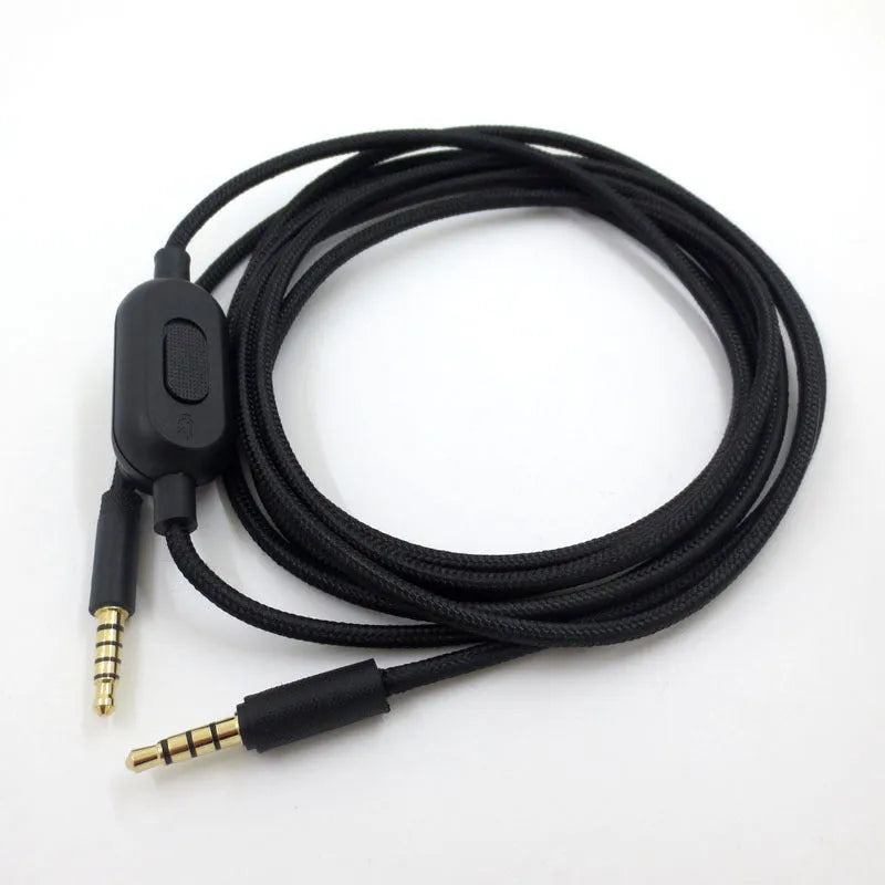 Black universal audio cable with oxygen-free copper construction measuring 1.5 metres