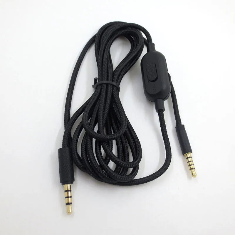 Black universal audio cable with oxygen-free copper construction measuring 1.5 metres