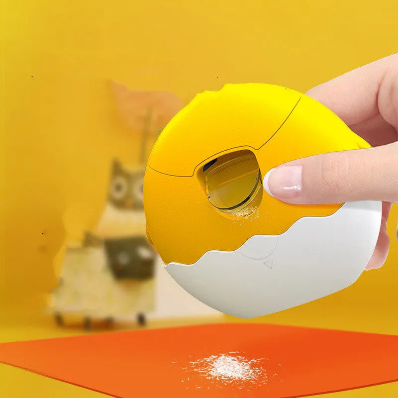 Yellow children's automatic nail clipper Little Moe Chicken design ABS plastic electric nail trimmer