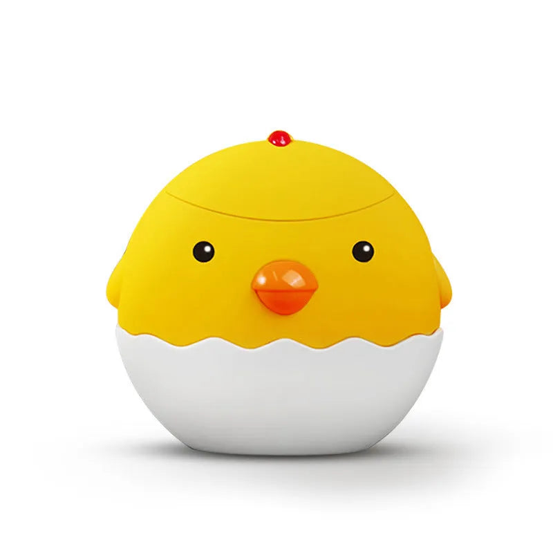 Yellow children's automatic nail clipper Little Moe Chicken design ABS plastic electric nail trimmer