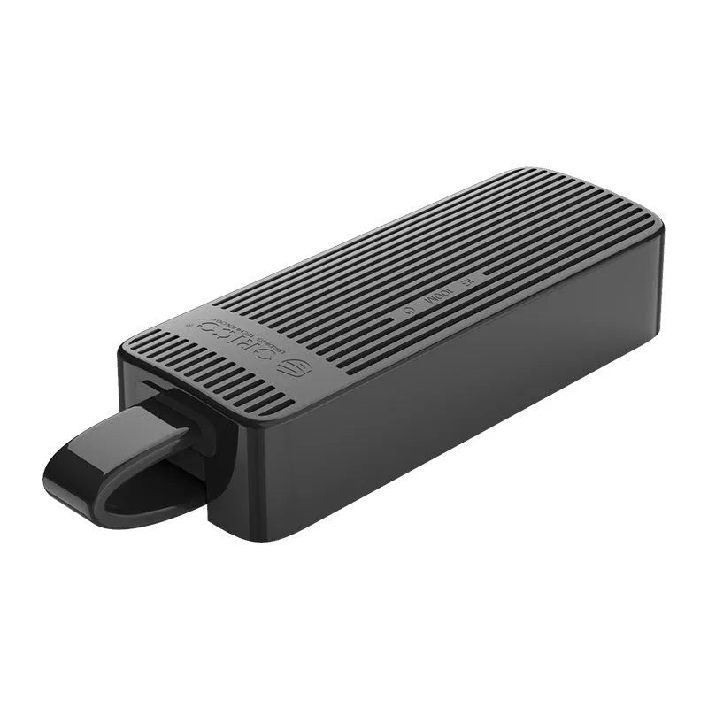 ORICO USB to RJ45 100Mbps network adapter in black for laptop