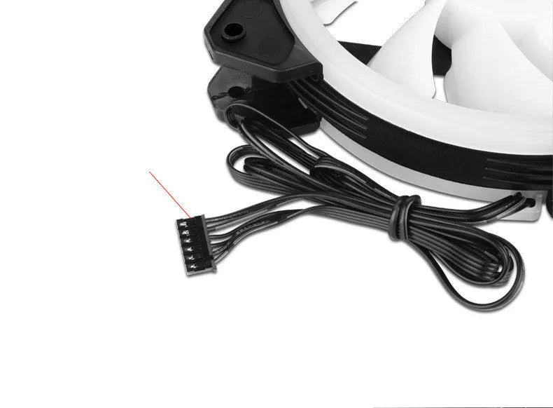 12cm camouflage RGB chassis cooling fan for PC case with colour changing lights