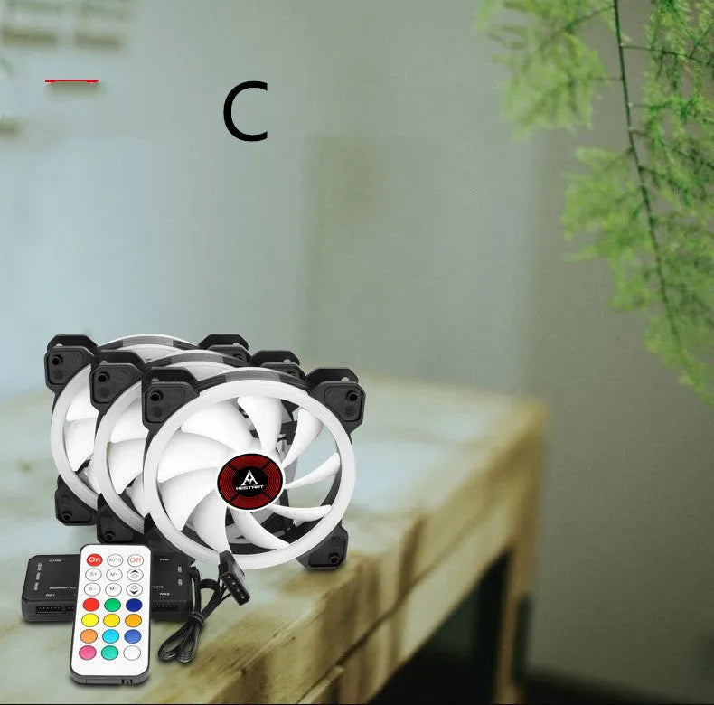 12cm camouflage RGB chassis cooling fan for PC case with colour changing lights