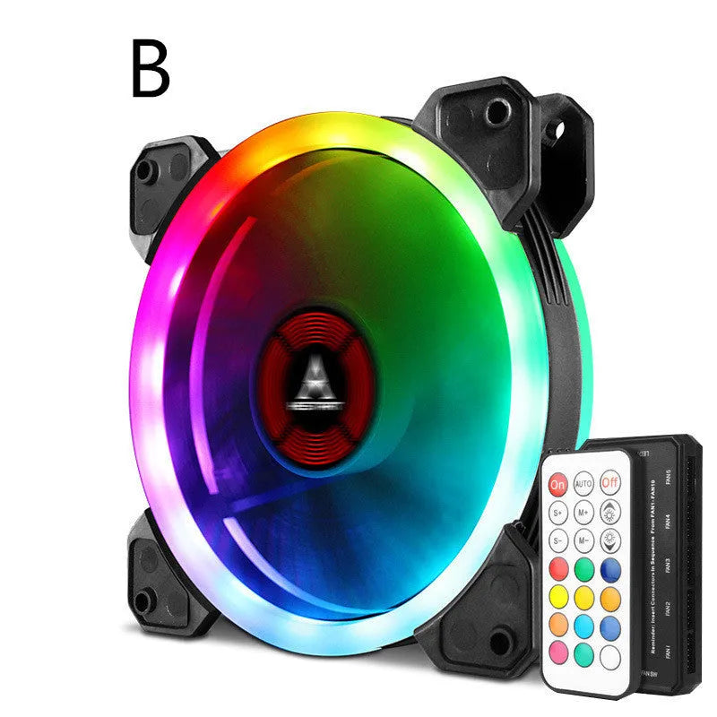 12cm camouflage RGB chassis cooling fan for PC case with colour changing lights