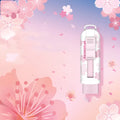 Pink square push-pull rubber cleaning tool with replaceable core for student classroom use