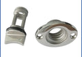 Stainless steel marine water plug with corrosion-resistant finish for boat deck drainage