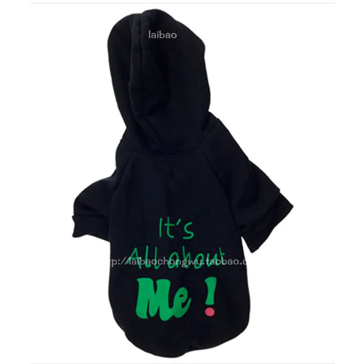 Fleece printing pet sweater in sky blue, black, green, red, pink, white, navy and blue, sizes XS to XL
