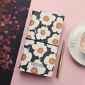 TN hand book soft cover notebook with simple design for writing, showing colour options A through E