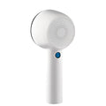 White rechargeable electric clothes shaver for removing pilling from jerseys and knitwear