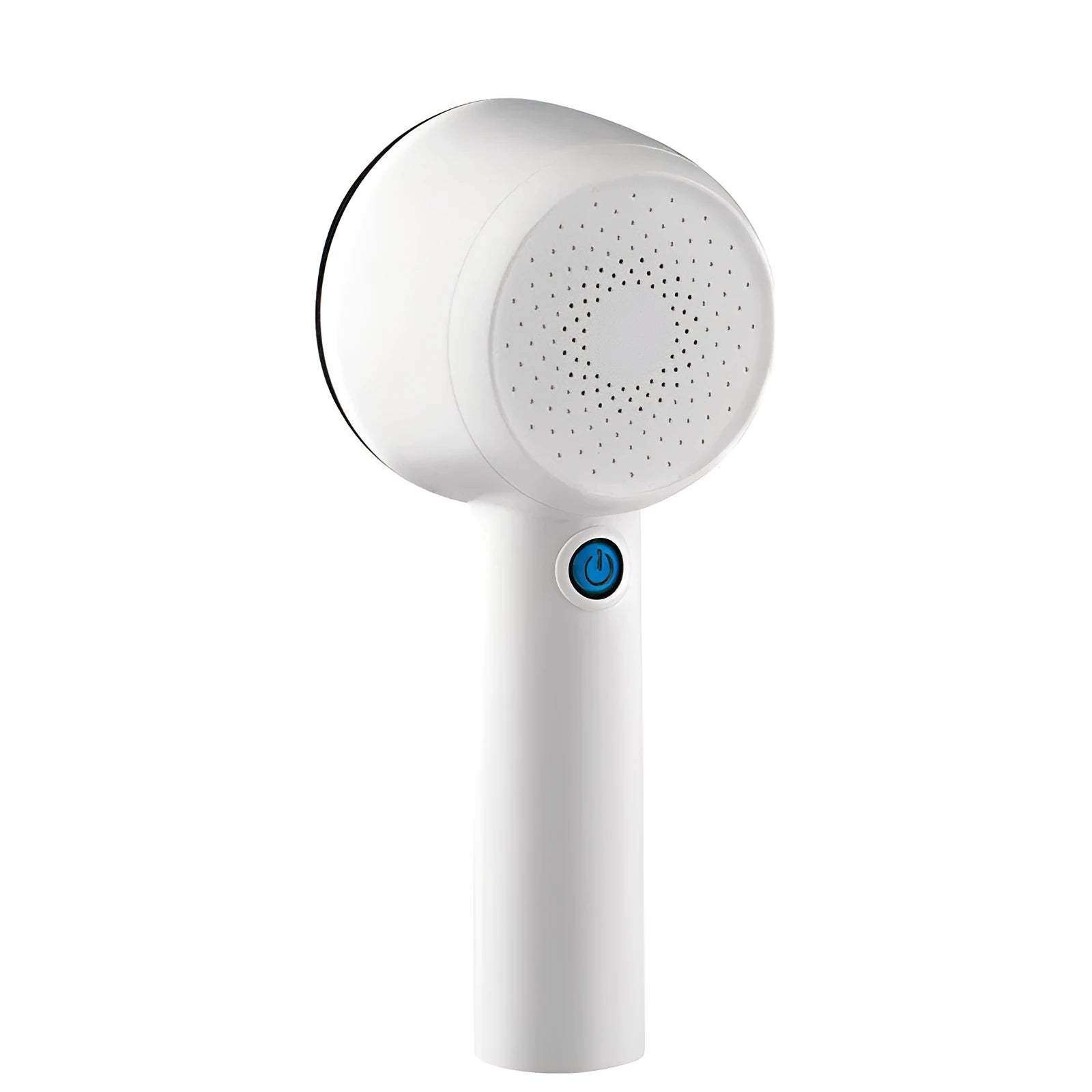 White rechargeable electric clothes shaver for removing pilling from jerseys and knitwear