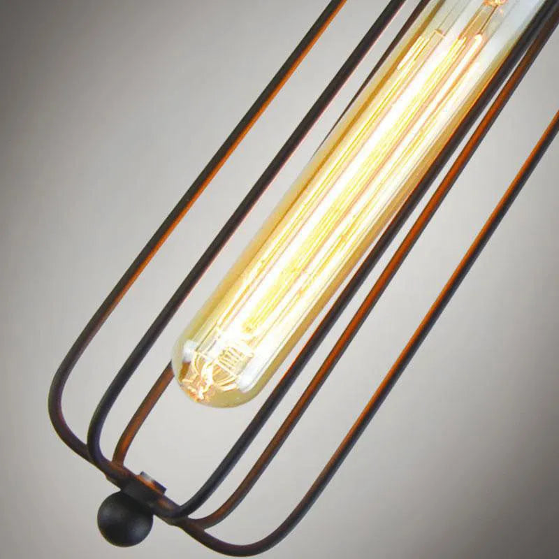 Brown iron Nordic retro industrial gladiator chandelier pendant light fixture for ceiling mounting