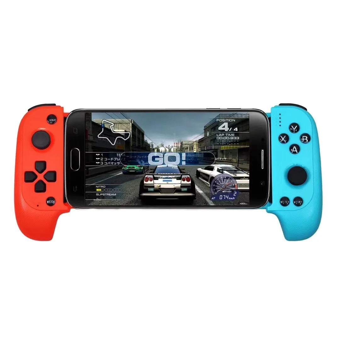 Cytec wireless Bluetooth game controller with telescopic phone holder in black or red blue colour