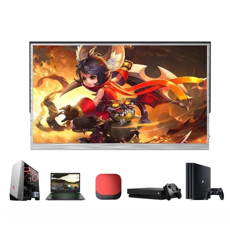 Zeuslap 15-inch ultra-thin portable monitor with HDMI and USB-C cables