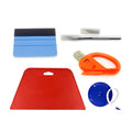 Five-piece car professional colour changing film tool set made of PP material for vehicle wrapping