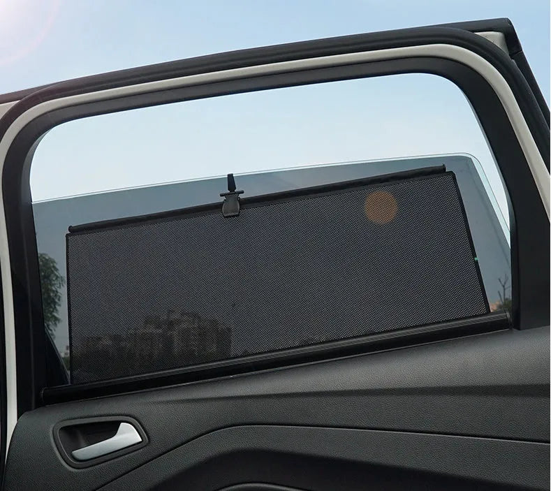 Black translucent polyester roller blind side window shade for Geely EC7 Binyue Bo Ruixingyue Vision GX7