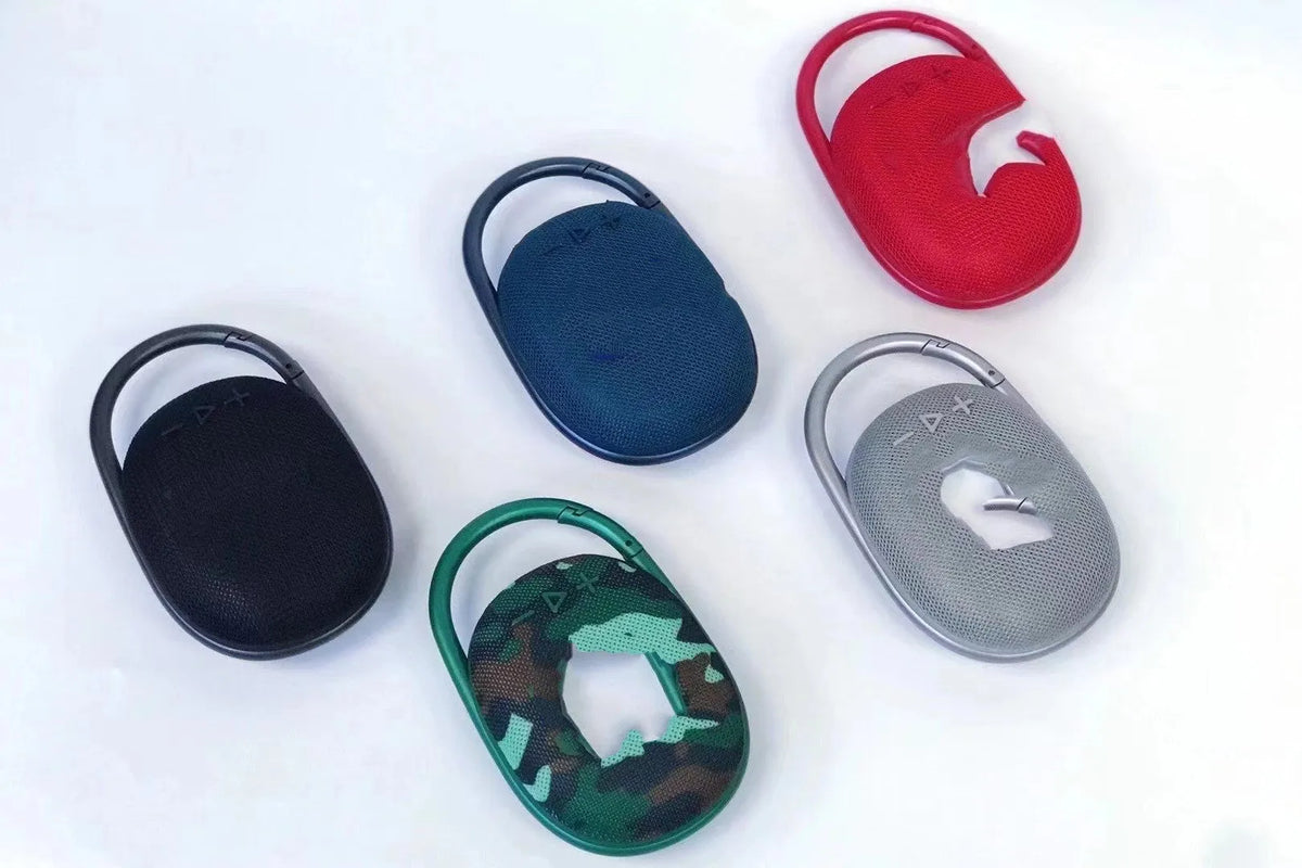 4th generation mini portable Bluetooth speaker in choice of six colours with USB cable.