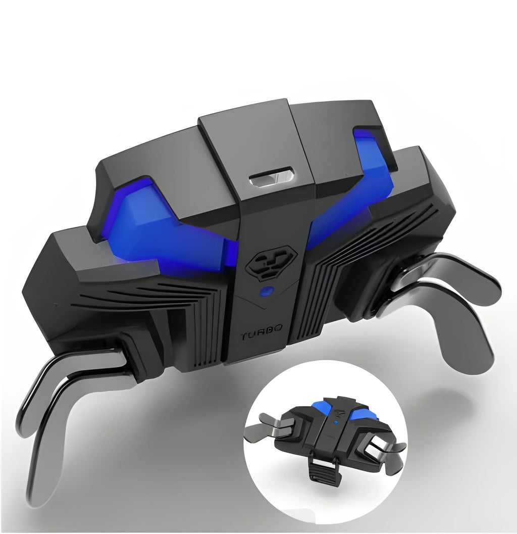 Black PS4 gamepad back button accessory with wired connection cable for PS4 SLIM and PRO controllers