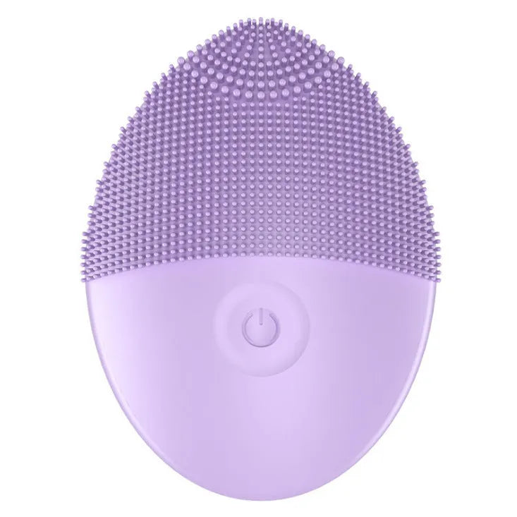 Electric silicone facial cleanser, waterproof, 5 speed rotating, 20G, available in pink blue purple
