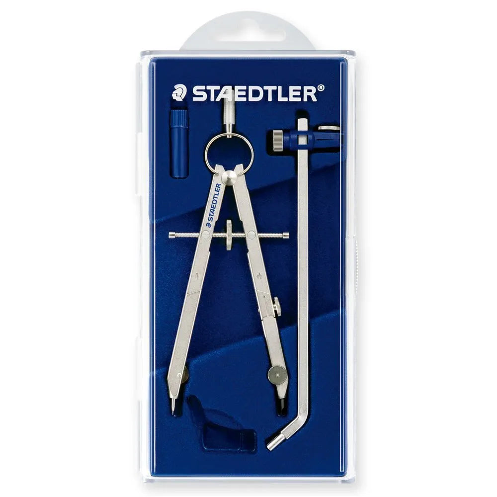STAEDTLER 551 01 steel car compass with telescopic rod extended
