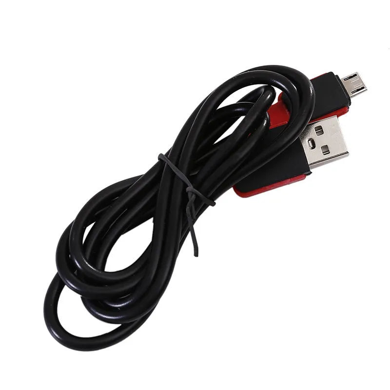 Black portable COB LED work light with magnetic hook and USB charging port