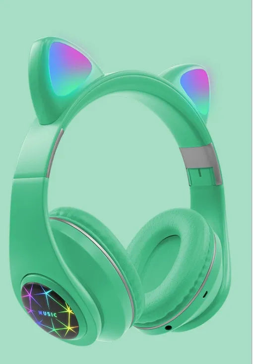 Cat ear Bluetooth wireless headset in multiple colours with 10 metre range