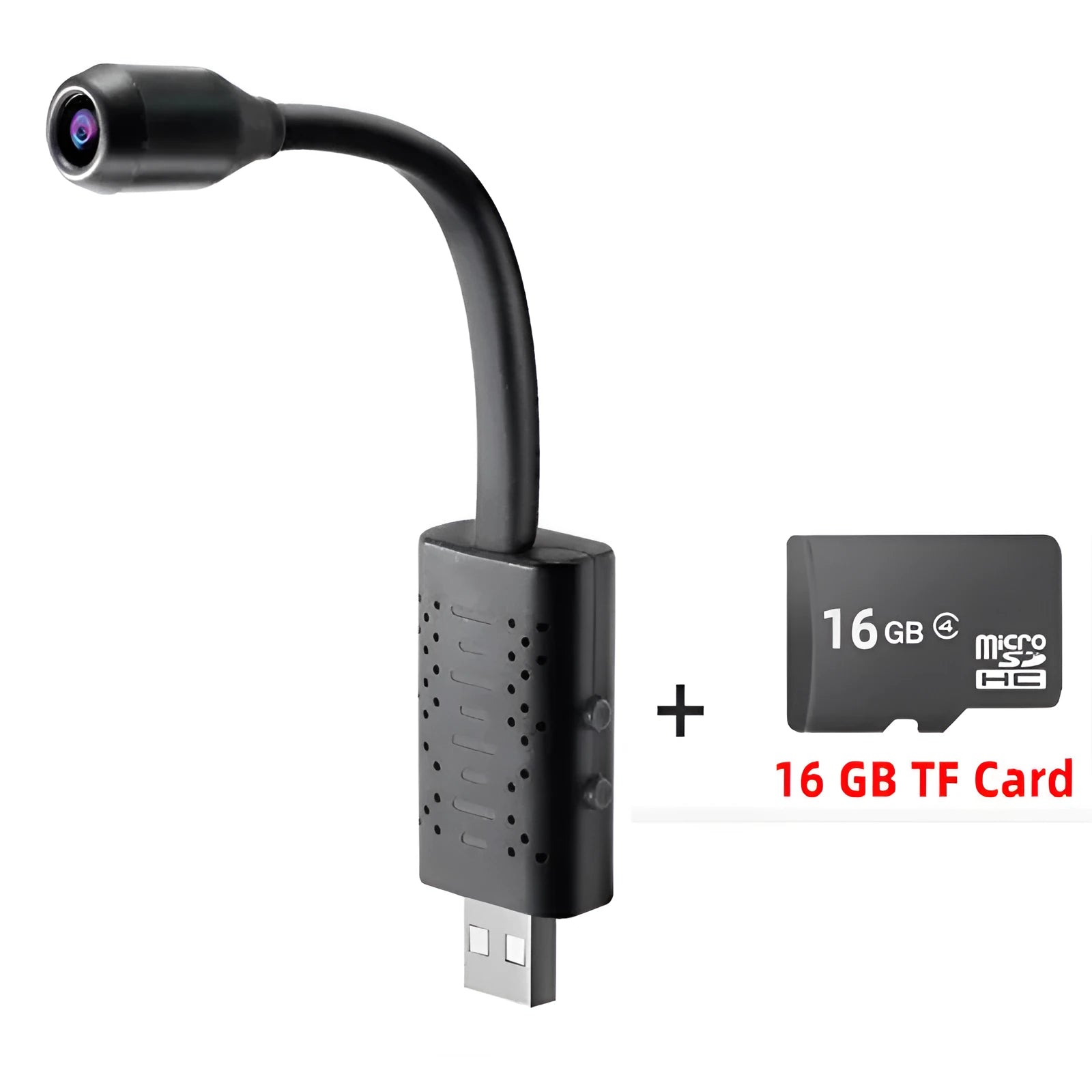 U21 wireless indoor security camera with small portable monitor showing 1080P HD video.