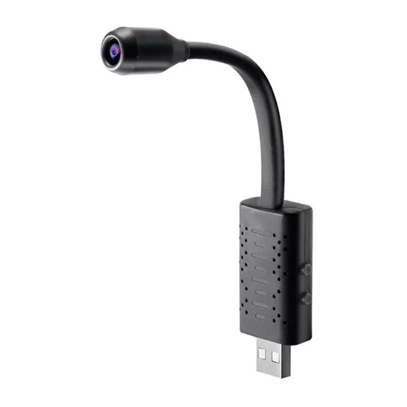 U21 wireless indoor security camera with small portable monitor showing 1080P HD video.